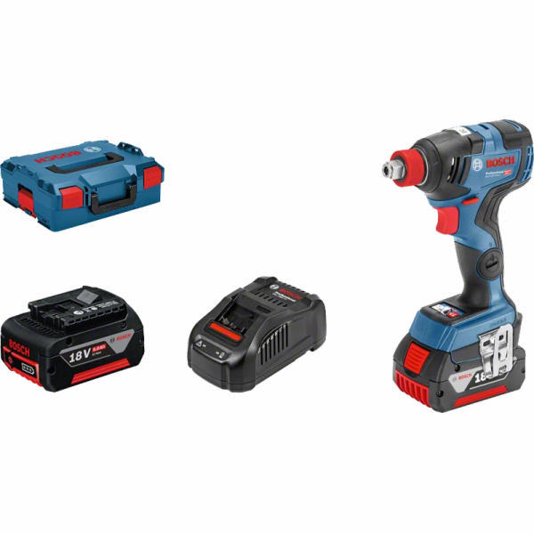 Bosch Professional GDX 18V-200 C, 2x5.0Ah, GAL 188