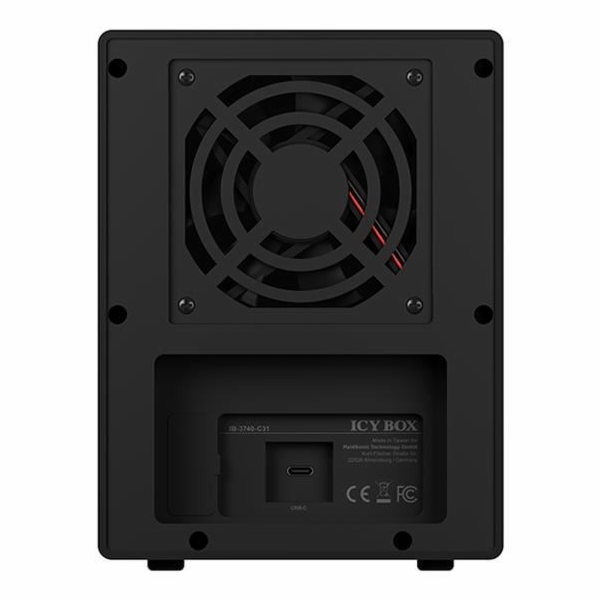 Icy Box 4x 2,5 / 3,5 SATA - USB 3.1 Type-C (IB-3740-C31)