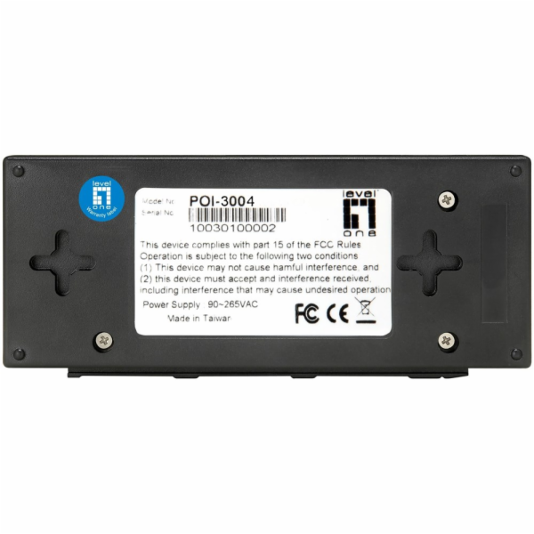 Gigabitový PoE injektor LevelOne, 30W POI-3004