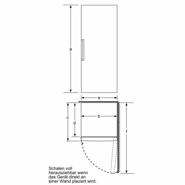 BOSCH GSN51DWDP Serie 6 skříňový mrazák