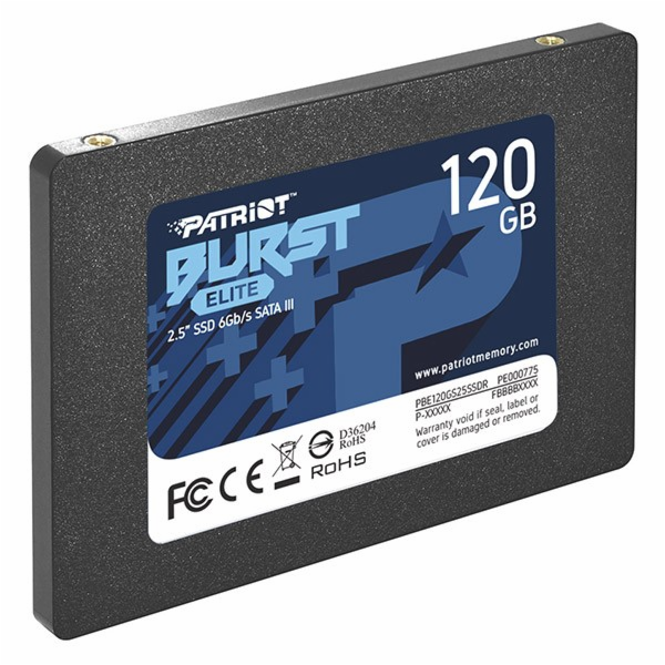 Patriot Burst 120GB, PBE120GS25SSDR SSD 450/320MB/s SATA ...
