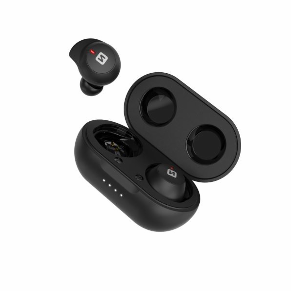 Swissten bluetooth tws sluchátka stonebuds černá