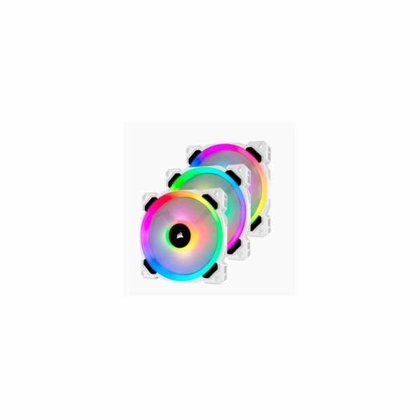 Corsair ventilátor LL Series, LL120 RGB White, 120mm Dual...