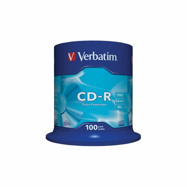 VERBATIM CD-R(100-Pack)Spindle/EP/DL/52x/700MB