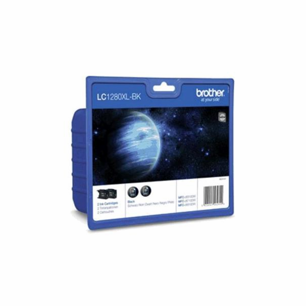 Brother LC-1280XLBKBP - originální Brother LC-1280XL 2x č...