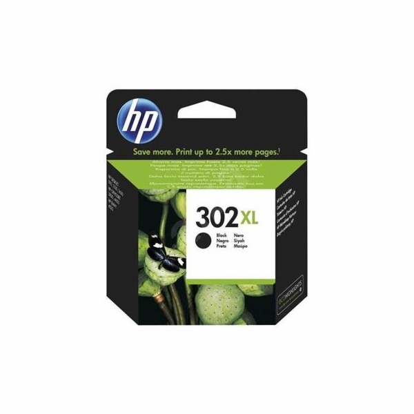 HP 302XL - 8.5 ml - Vysoká výtěžnost - černá - originální...