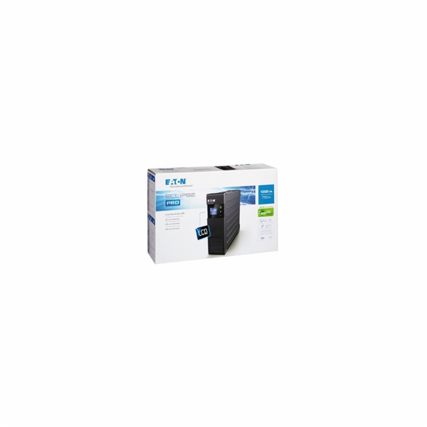 Eaton Ellipse PRO 1200 FR, UPS 1200VA, 8 zásuvek, LCD, če...