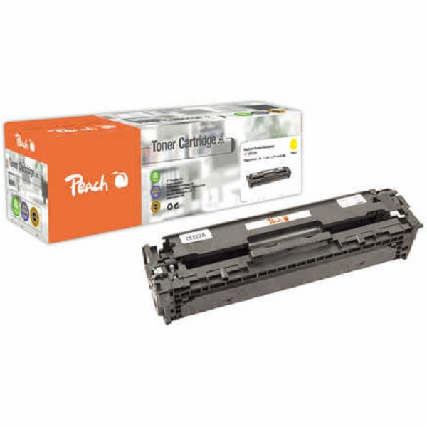 PEACH kompatibilní toner HP CE322A, No 128A, žlutá, 1300 ...