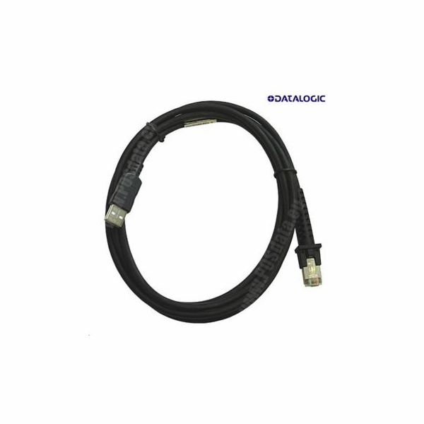 Příslušenství Datalogic USB kabel, 2m, rovný, černý