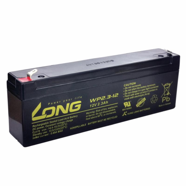Baterie Avacom Long 12V 2,3Ah olověný akumulátor F1 (WPS2...