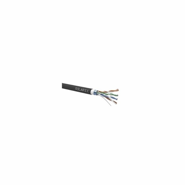 Solarix instalační kabel CAT5E FTP PVC+PE Fca dvojitý plá...
