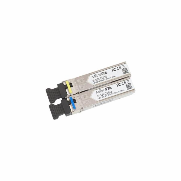 MikroTik SFP (miniGBIC) modul S-35/53LC20D, SM, 20km, 1.25G