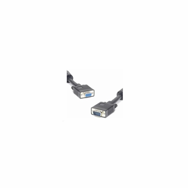 PREMIUMCORD Kabel VGA prodlužovací 5m (HD15M/F, dvojité s...