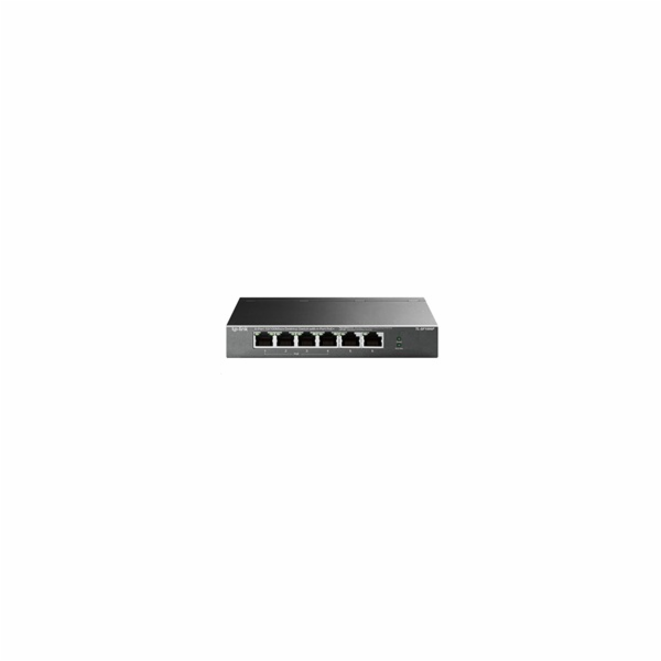Switch TP-Link TL-SF1006P 6x LAN, 4x PoE+, 67W, kov