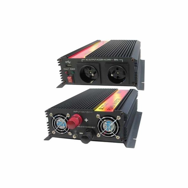 Carspa CAR 1.6KU-12 12V/230V 1600W modifikovaná sinus Nap...