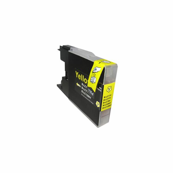 Inkoust LC1280Y kompatibilní žlutý pro Brother (20ml)