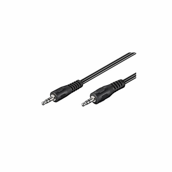 Kabel propojovací audio Jack 3,5(M) - Jack 3,5(M), 1,5m