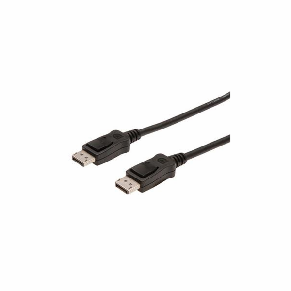 PremiumCord DisplayPort přípojný kabel M/M 1m