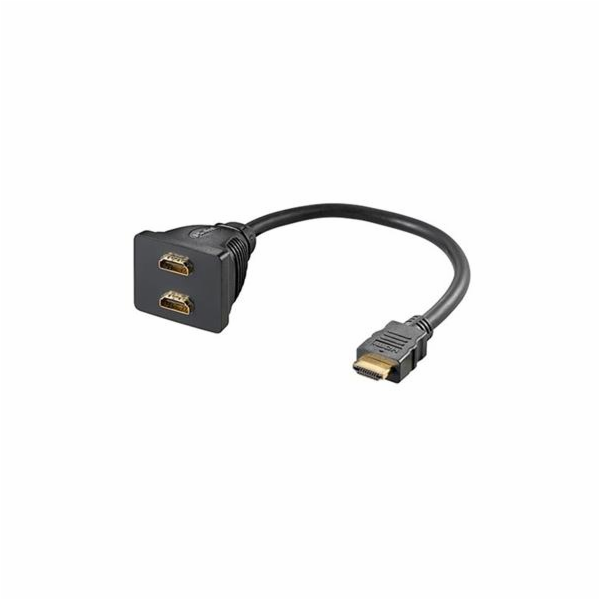 Goobay 68784 Redukce HDMI A (M) -> 2x HDMI A (F)