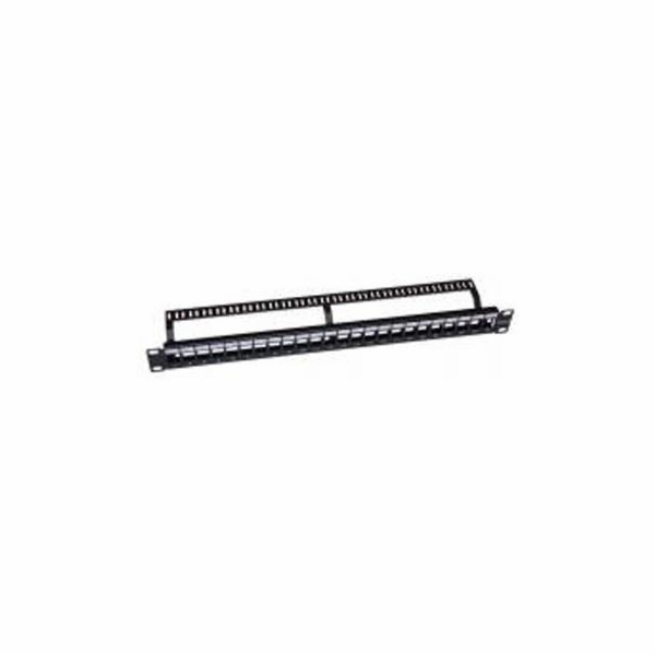 Patch panel LEXI-Net modulární neosazený 24pozic, 1U