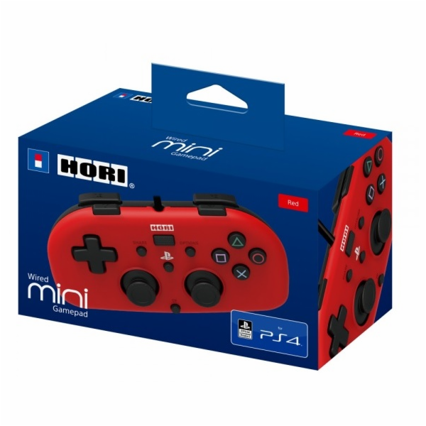 Hori PS4 Pad Mini Wired Controller - Red