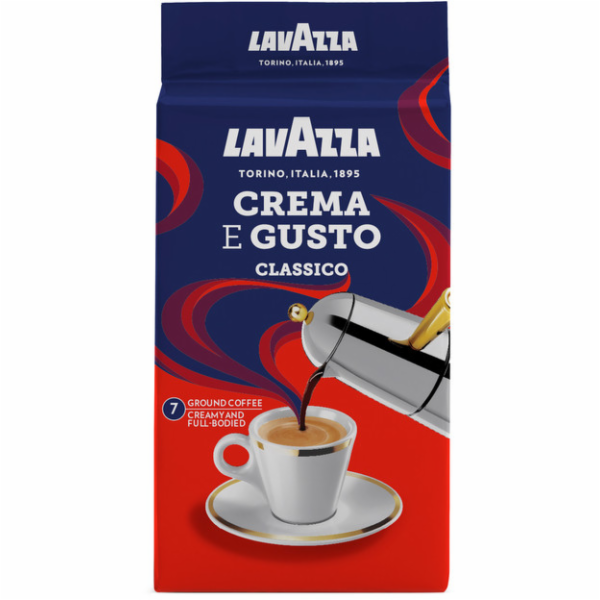 Lavazza Crema e Gusto mletá káva 250 g