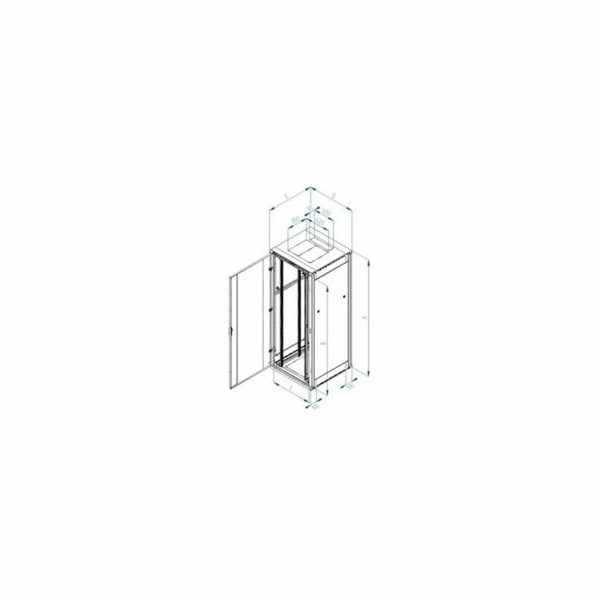 Rack Triton 19   stojanový 37U/800x800 rozebíratelný