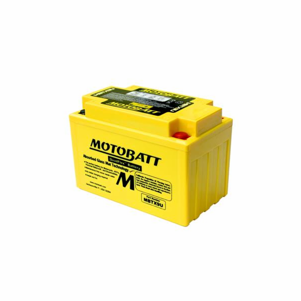 Baterie Motobatt MBTX9U 10,5Ah, 12V, 4 vývody 