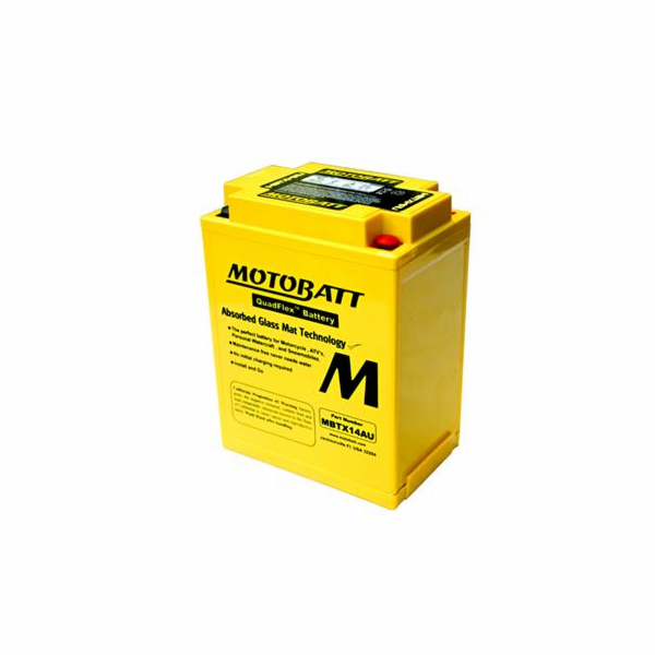 Baterie Motobatt MBTX14AU 16,5Ah, 12V, 4 vývody 