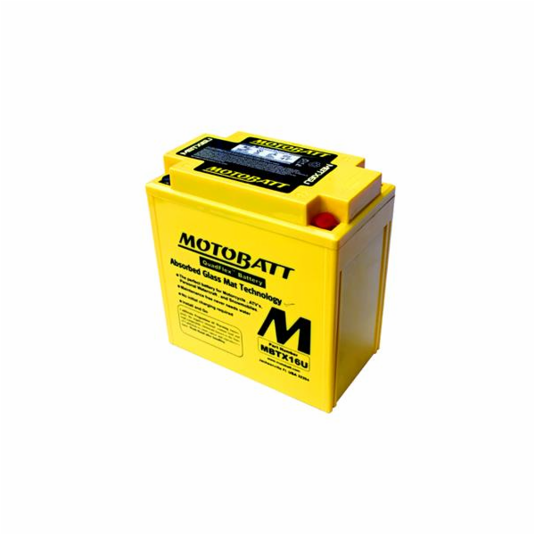 Baterie Motobatt MBTX16U 19Ah, 12V, 4 vývody 
