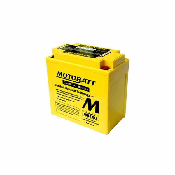 Baterie Motobatt MB16U 20Ah, 12V, 4 vývody 
