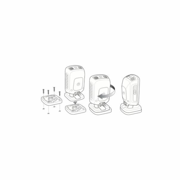 Držák Zebra DS9208, pro upevnění na stůl