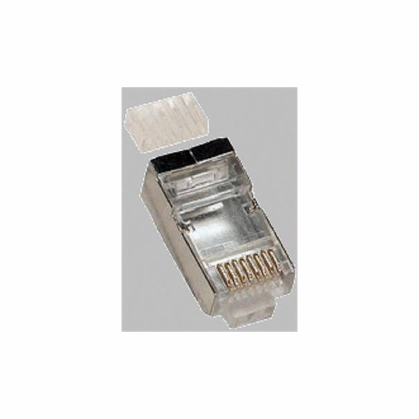 Konektor RJ45 FTP 8p8c, Cat 6, drát, skládaný