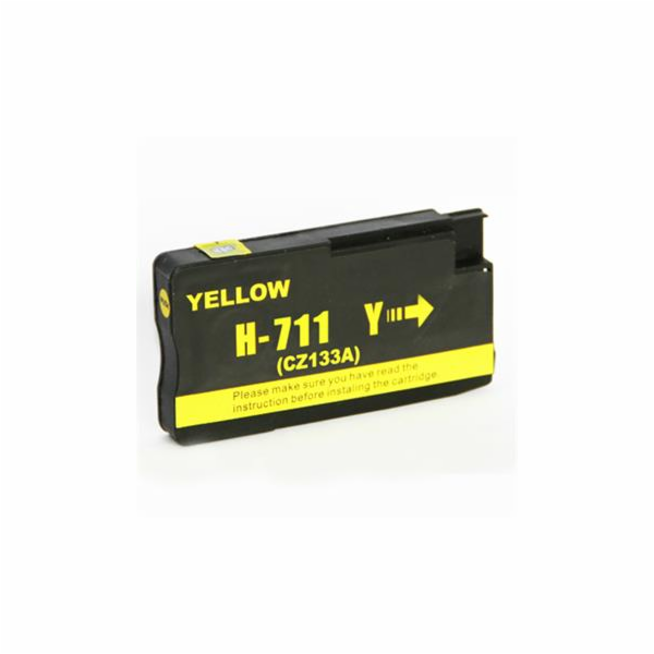 Inkoust CZ132A (No.711) kompatibilní žlutý pro HP (29ml)