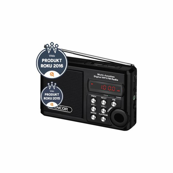 Sencor SRD 215 Rádio černé