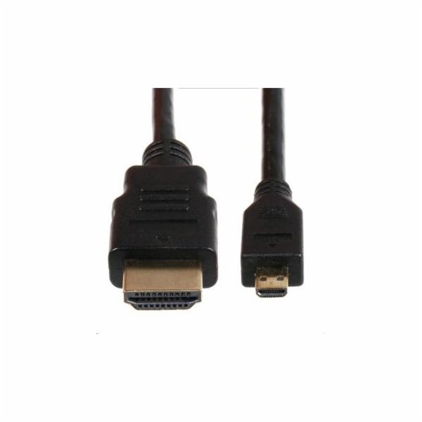 Kabel Raspberry propojovací Micro HDMI (M) na HDMI (M), č...