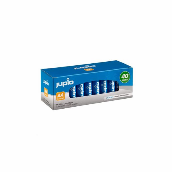 Baterie Jupio Alkaline balení 40ks (AA tužkové)