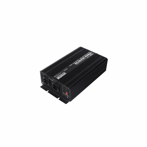 Napěťový měnič Carspa CAR3KU-24 24V/230V + USB 3000W, mod...