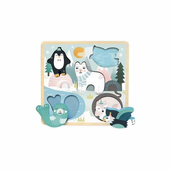 Hračka Vilac Senzorické puzzle Ice Touch