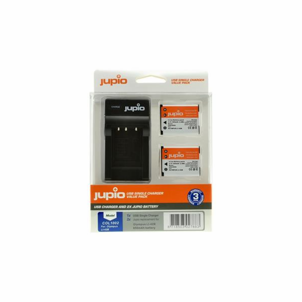 Set Jupio 2x Li-40B (Li-42B/NP45/D-Li63/EN-EL10 ) 650 mAh...