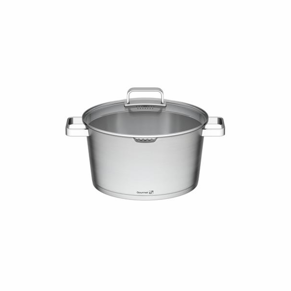 Hrnec G21 Gourmet Magic s cedníkem 28 cm s poklicí nerez