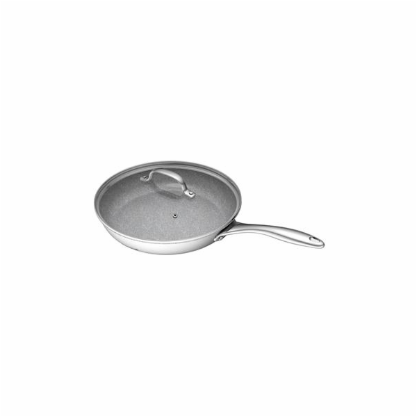 Pánev G21 Gourmet Miracle 28 cm s poklicí, nerez/greblon