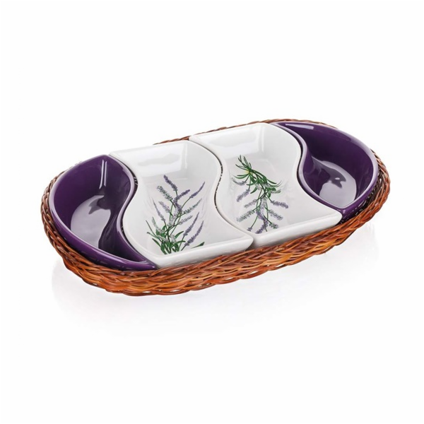 Banquet Mísa v koš. LAVENDER 30,5cm 4d