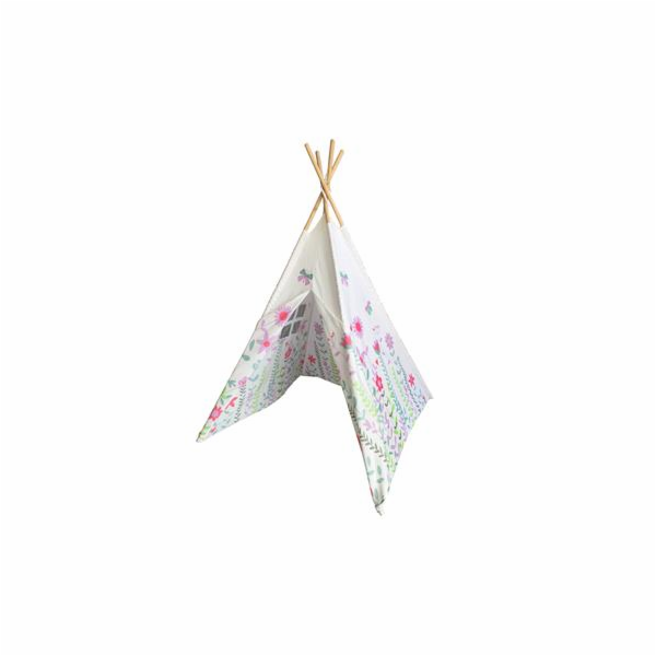 Hračka G21 stan Teepee Jarní louka, růžové kvítky