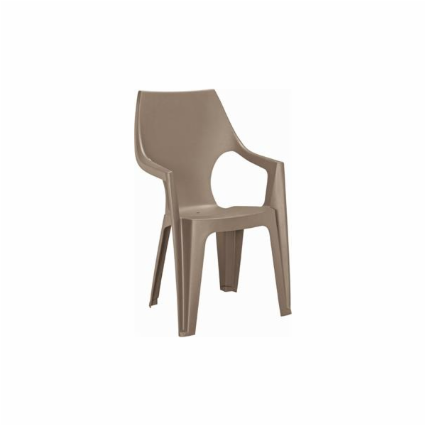 Plastová židle Keter Dante highback Cappuccino