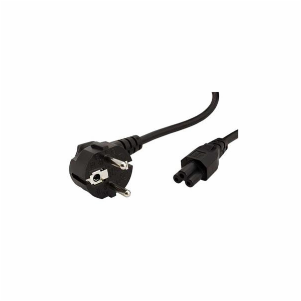 Kabel síťový 3pinový 1.8m (trojlístek), pro notebooky, 23...