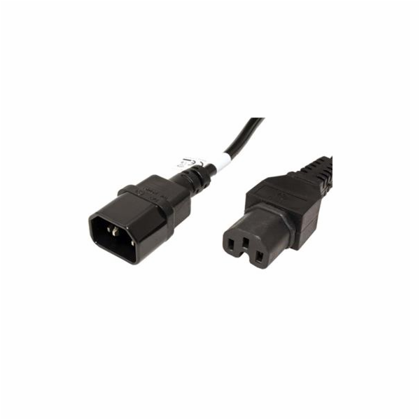 INLINE Sieťový predlžovací kábel C14-C15 2m