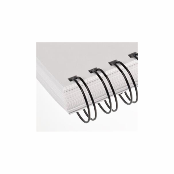 Vázací hřbet RENZ kovový (2/1") A4 průměr 8mm černý 100ks