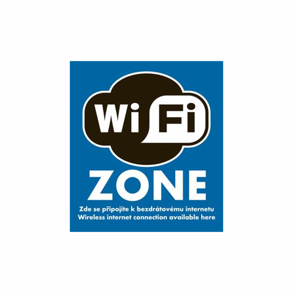 Samolepka Wi-Fi zone 