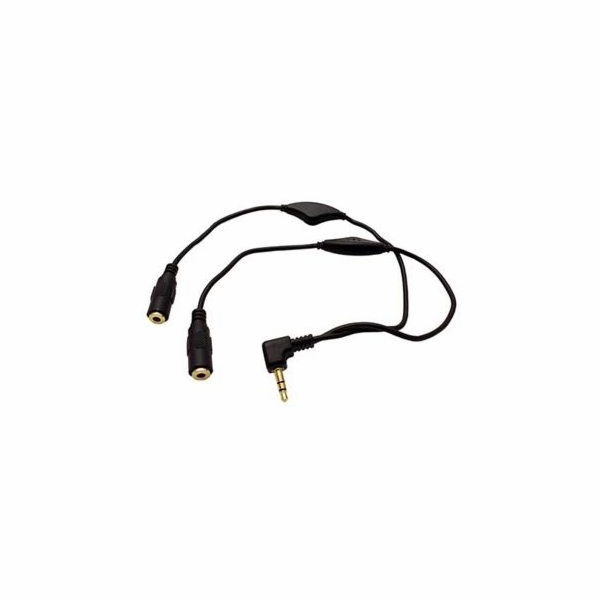 Redukce jack3,5 M - 2x jack 3,5F,regulace hlasitosti , s ...